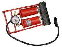 Pompka nożna FISCHER z podwójnym cylindrem