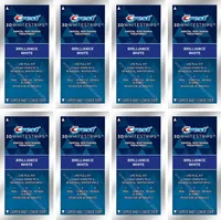 Set 8x Zahnaufhellungsstreifen, Crest, 3D White, Brilliance White, 10% Konzentration, 16 Tage