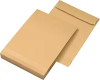 MAILmedia Faltenversandtaschen DIN C4 ohne Fenster braun mit 4,0 cm Falte, 100 St.