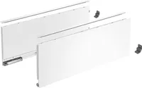 Hettich AvanTech You Schubkasten Set Schubkasten Set Höhe 187 - Schubkastensystem Nennlänge 300mm, Stahl weiß