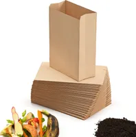 BIOGLÜCK® - Premium Biomüllbeutel Papier 20l [50 Stück] Extra Nass- & reißfestes Papier