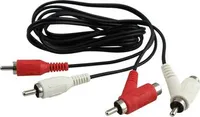 Schwaiger Cinch Audioverbindung 1,5m Schwarz