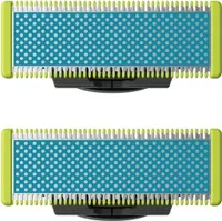 Für OneBlade Elektrorasierer und Langhaarschneider, langlebiger Edelstahl, zum Trimmen, Stylen und Rasieren,2er-Pack,QP230/50 (nicht original Philips)