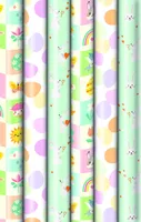 Geschenkpapier Ostern 2m x 0,7m - 4 Rollen