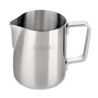 Anpro 350 ml/12oz klein Milchkännchen Edelstahl