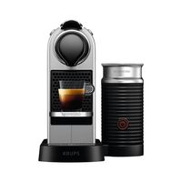 Krups Nespresso CitiZ & Milk XN761B - Kávovar s cappuccinatorom - 19 barov - strieborný