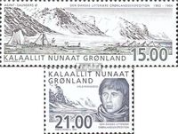 Briefmarken Dänemark - Grönland 2003 Mi 396-397 (kompl.Ausg.) postfrisch Expeditionen in Grönland