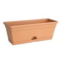 elho green basics Balkonkasten Mini 30cm - mild tonrot