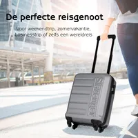 Slazenger Sada kufrov Slazenger 3-dielna - vrátane príručného kufra - 88L/55L/33L - kombinovaný zámok - sivá