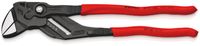 KNIPEX 86 01 300 SB Zangenschlüssel Zange und Schraubenschlüssel in einem Werkzeug mit rutschhemmendem Kunststoff überzogen grau atramentiert 300 mm (SB-Karte/Blister)