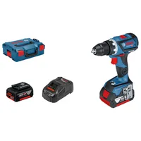 Akumulátorový vrtací šroubovák Bosch GSR 18 V-60 C Professional Brushless Li-Ion v L-Boxu s 2x baterií GBA 5,0 Ah a nabíječkou GAL 1880 CV ( 06019G1100 )