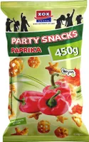 XOX Party Maissnacks mit Paprika Würzung Veganer Knabberspaß 450g