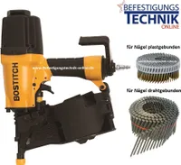Bostitch N75C-2-E Druckluft Coilnagler 38-75mm für 16° Coilnägel Draht + Plast geb.