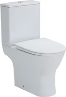 WC-Kombination Set Paros Tiefspüler ohne Spülrand weiß glänzend mit WC-Sitz 1271849