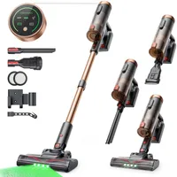 Proscenic P11 U Handstaubsauger, Akku-Staubsauger, 40kPa starke Saugkraft, 40 Minuten, mit grünem Licht, 5-in-1 Filtersystem, für Kleine Wohnung