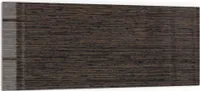 DEQORI Küchenrückwand Glas 125x50 cm 'Holz horizontal gemasert' Spritzschutz Bad Rückwand
