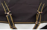 Bucas Irish Turnout 50 g High Neck, Outdoordecke, Weidedecke, Farbe:Black/gold, Größe:130
