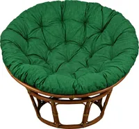 AMPO Sitzkissen Papasan Rattan Kissen Auflage für Hängesessel Hängeei Schaukel 130 cm