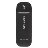 router 4G WLAN čierny - až 10 používateľov, stabilné pripojenie, USB plug-and-play, hotspot s micro SIM pre telefón a PC