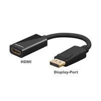 Goobay DisplayPort/HDMI-Adapterkabel 67881 0,1 m