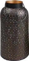 Laterne aus durchbrochenem Metall Hurricane 20 x 35 cm