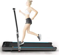 Laufbänder, 1400W Motor, eingebaute Bluetooth-Lautsprecher, einstellbare Geschwindigkeit 1-12KM, LCD-Bildschirm und Kalorienzähler für Heim/Büro