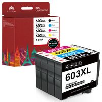 4 603XL Patronen Ersatz für Epson 603 XL Druckerpatronen Kompatibel mit Epson Expression Home XP3100 XP2100 XP3105 XP4100 XP2105 XP4105