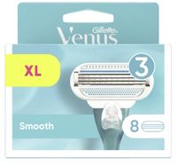 Gillette, Venus Smooth, Wymienne wkłady, 8 sztuk (PRODUKT Z NIEMIEC)