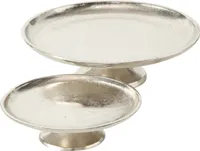 Boltze Dekoteller Flaire 2-teiliges Set für Dekoration / Servieren / Anrichten