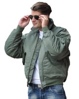 Mil-Tec US FLIEGERJACKE TYP MA1 PES OLIV Outdoorjacke Jacke 