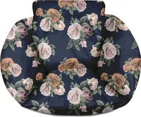 Hängesessel Kissen, Polster Bodenkissen für Schwenksessel, Auflage für Baumwoll Hängeschaukel, Hängekorb, Hängestuhl, Rückenkissen in der farbe Rosen [114]