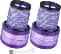 HEPA Filter für  V12 Detect Slim Absolute Extra Waschbar Ersatzteile - V12 Filter Ersatz Zubehör für  Slim Staubsauger - Ersetzen Sie #971517-01