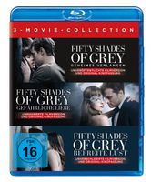 Fifty Shades of Grey - 3-Movie Collection  [3 BRs] - Blu-ray Boxen