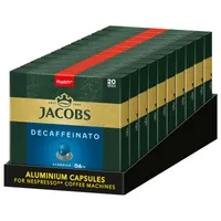JACOBS Kapseln Decaffeinato Classico 6 entkoffeiniert 200 Nespresso®* kompatibel