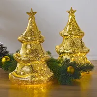 Tischleuchte in Tannenform Weihnachtsbaum Tannenbaum leuchtend Dekoration