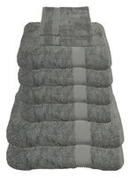 Julie Julsen Handtuch Set Silbergrau,Set:8 tlg. 2 Bade- 4 Handtücher + gratis 2 Waschhand..
