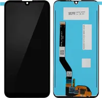 Ersatzdisplay Huawei Y7 2019 kompatibel, Scheibe vormontiert – Schwarz