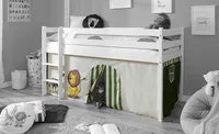 TiCAA Vorhang für Kinder Hochbett Etagenbett mit Motiv