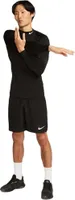 Nike Dri-Fit Fitness Mock-Neck Long-Sleeve Top Black/White S Thermokleidung