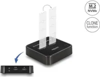 DELOCK M.2 Dockingstation 2x M.2 NVMe PCIe SSD Klon Funktion
