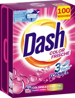 Dash® Color Frische Pulver I Waschmittel für bunte Wäsche I 100 Waschladungen I frische, leuchtend bunte Wäsche | 6,5 kg