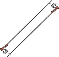 Leki Airfoil 3D Black/Bright Red/Dark Anthracite 135 cm Lyžiarske palice