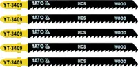 List pilový do přímočaré pily 115 mm na dřevo TPI8 5 ks