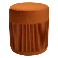 Hocker "Nofy" Samt - H.38 cm - Atmosphera créateur d'intérieur