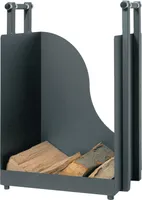 Holzkorb / Holzlege Lienbacher anthrazit 60x40x36cm