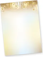 Briefpapier Weihnachten STARDREAMS (1000 Blatt) feines Weihnachtsbriefpapier weihnachtliches Papier ohne Umschläge