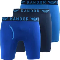 Kandor - "Trunken" Boxershorts für Herren(3er-Pack) BG1674 (M) (Rot)