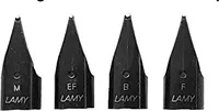 Ersatz-Feder Lamy Z50 Schwarz (5 Stück)