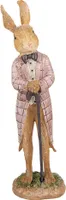 Clayre & Eef figurka królik 21 cm brązowy polyresin