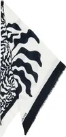 s.Oliver Damen Tuch mit All-over-Muster Schal Scarf Halstuch 2144888, Farbe:Navy